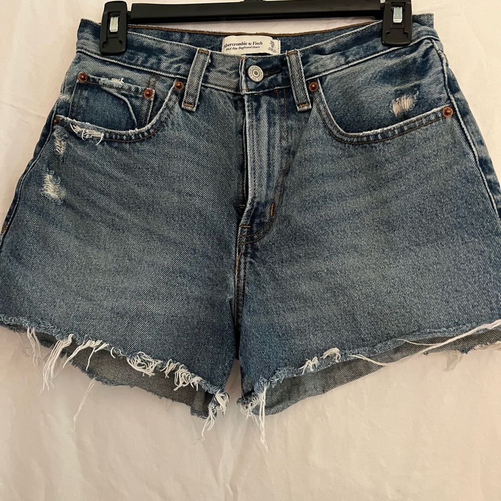 Abercrombie and Fitch Boyfriend Cut Denim Shorts